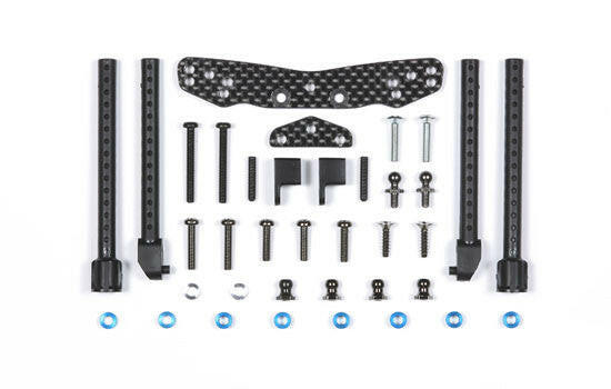 Support arr carbone TT01E - Tamiya 54060 - Breizh Modélisme.