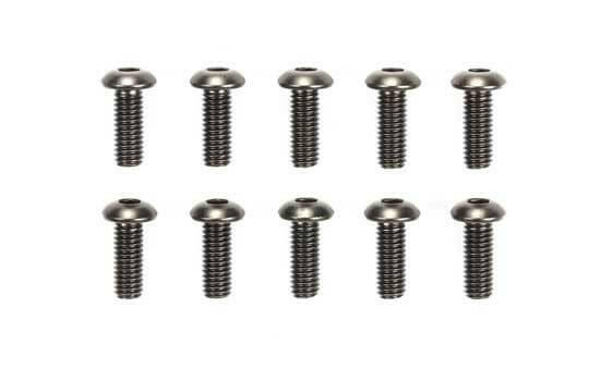 Vis 3x8mm acier Tête ronde (x10) - Tamiya 51626 - Breizh Modélisme.