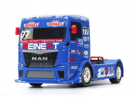 Camion RC MAN TGS Team Reinert Racing - Tamiya 58642 - Breizh Modélisme.