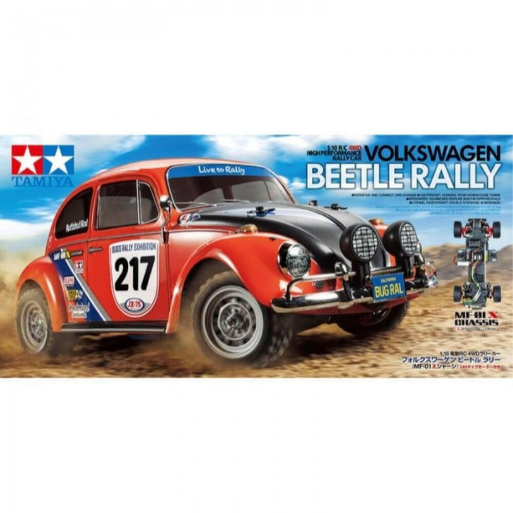 Tamiya VW Beetle Rally / 58650 Kit à monter - Breizh Modélisme.