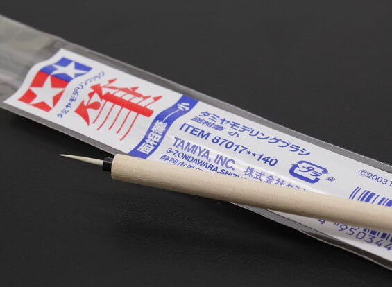 Outillage Maquette Pinceau pointu petit - Tamiya 87017 - - Breizh Modélisme.