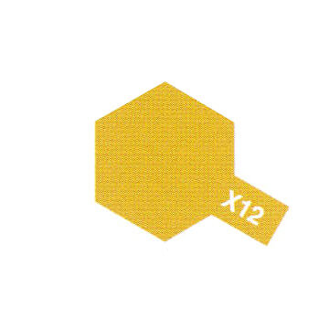 Peinture Acrylique Maquette X12 Or Metallise brillant - Tamiya 81512 - - Breizh Modélisme.
