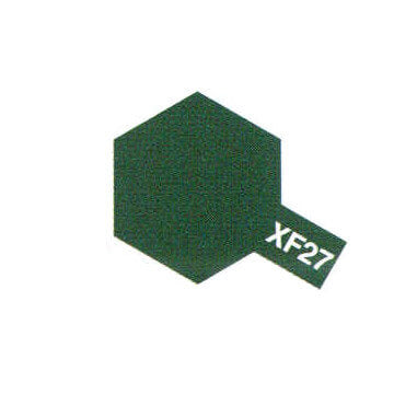 Peinture Acrylique Maquette XF27 Vert Noir mat - Tamiya 81727 - - Breizh Modélisme.