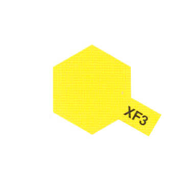 Peinture Acrylique Maquette XF3 Jaune mat - Tamiya 81703 - - Breizh Modélisme.