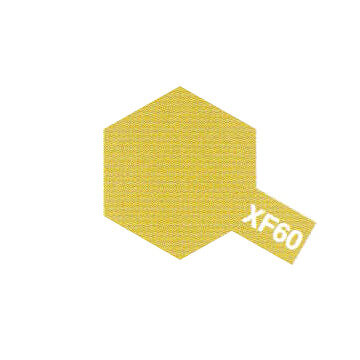 Peinture Acrylique Maquette XF60 Jaune Foncé mat - Tamiya 81760 - Breizh Modélisme.