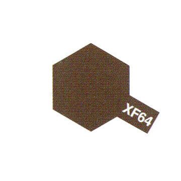 Peinture Acrylique Maquette XF64 rouge Brun mat - Tamiya 81764 - - Breizh Modélisme.