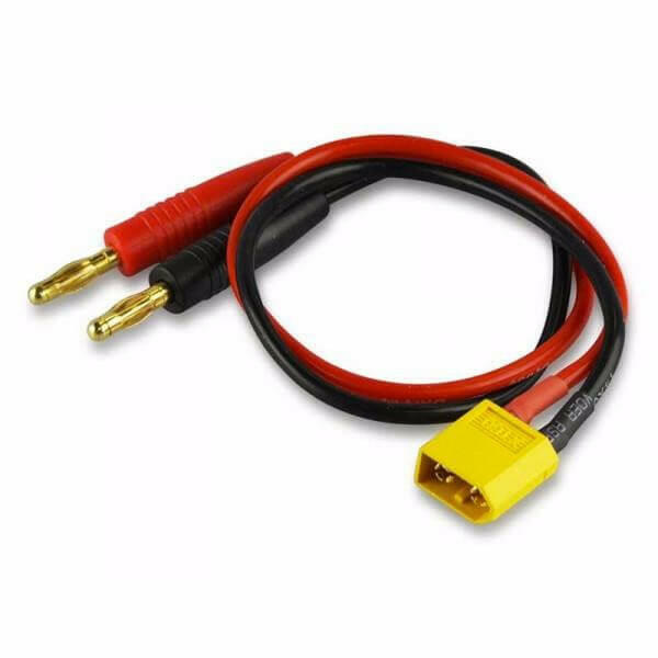 Cordon de charge XT60 - 30cm - Breizh Modélisme.