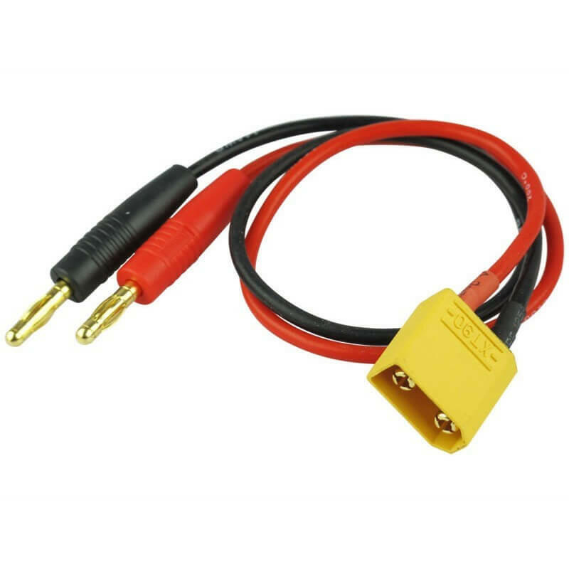 Cordon de charge XT90 - 30cm - Breizh Modélisme.