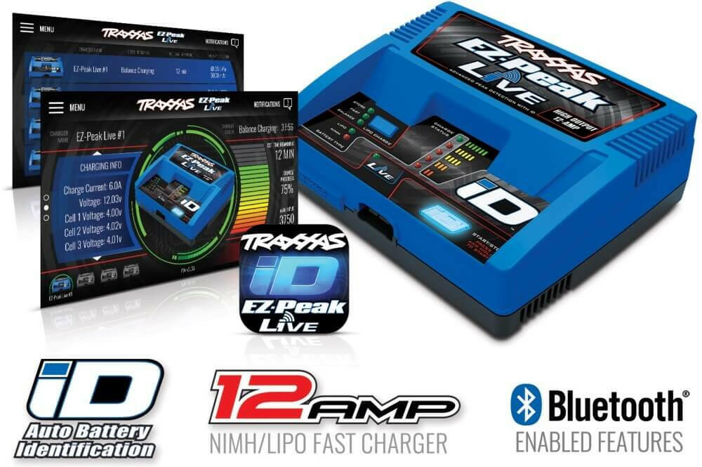 Chargeur Traxxas 2971G EZ-Peak Live iD Bluetooth - Breizh Modélisme.