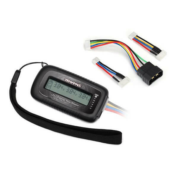 Traxxas 2968X Testeur équilibreur batteries LiPo avec adaptateur - Breizh Modélisme.
