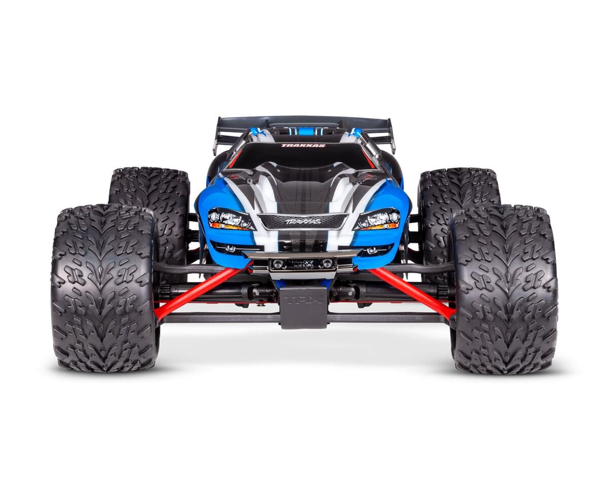 Traxxas Mini E Revo 4WD RTR 1/16 bleu 71054-8 - Breizh Modélisme.