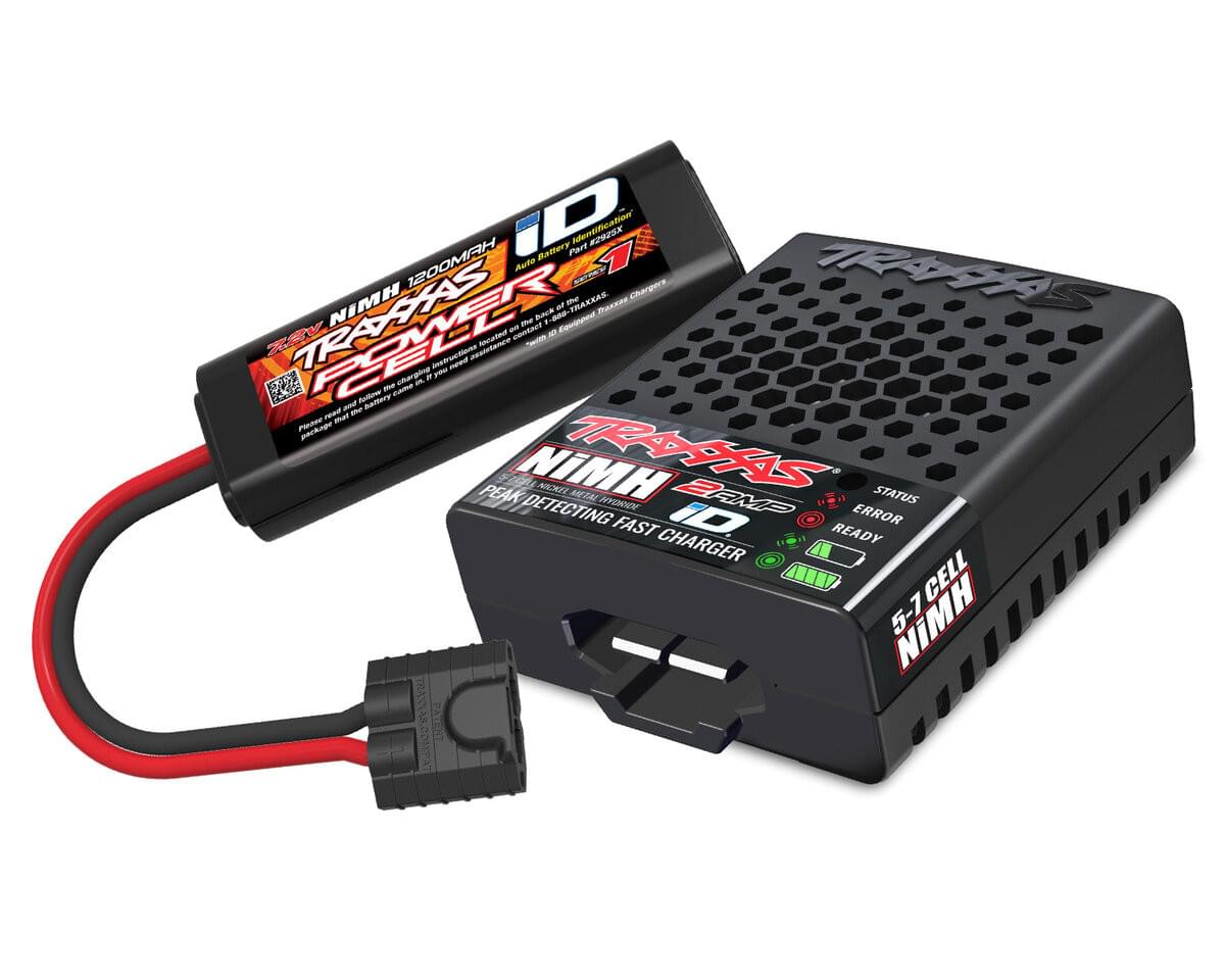 Traxxas Mini E Revo 4WD RTR 1/16 bleu 71054-8 - Breizh Modélisme.
