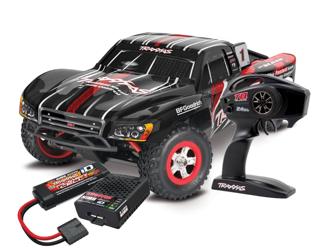 Traxxas Mini Slash 4X4 RTR 1/16 - 70054-8 noir - Breizh Modélisme.