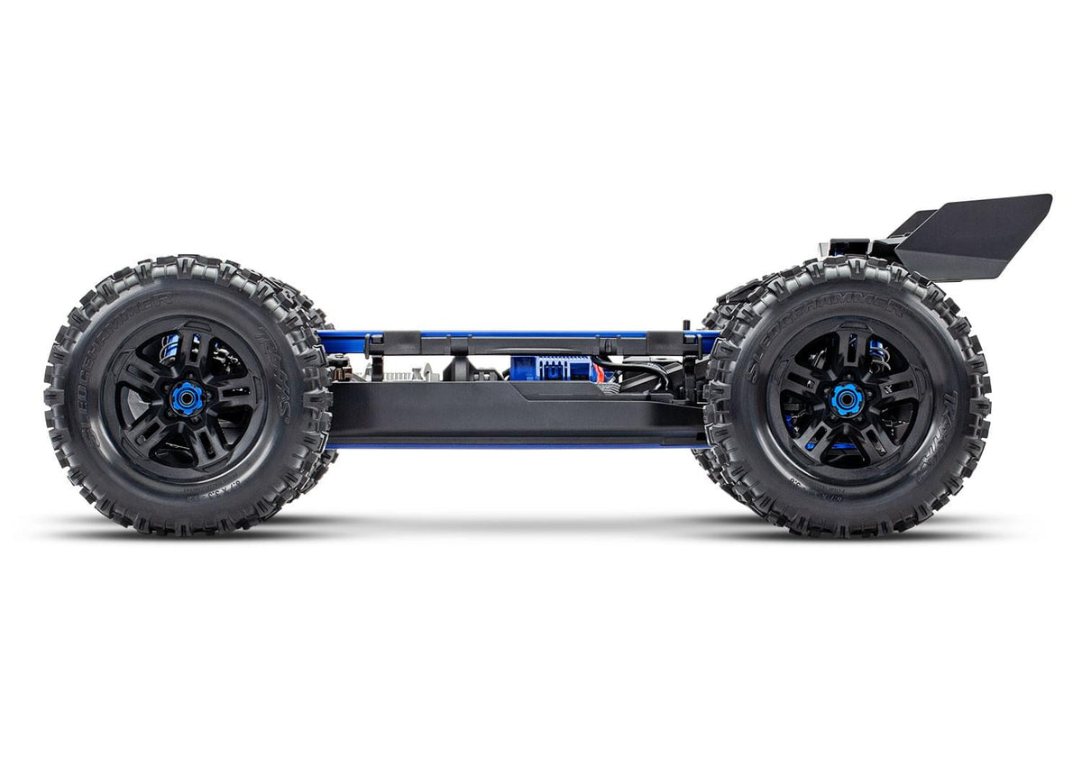 Traxxas Sledge 1/8 Brushless belted bleu VXL 6S TQi ID RTR - 95096-4 - Breizh Modélisme.