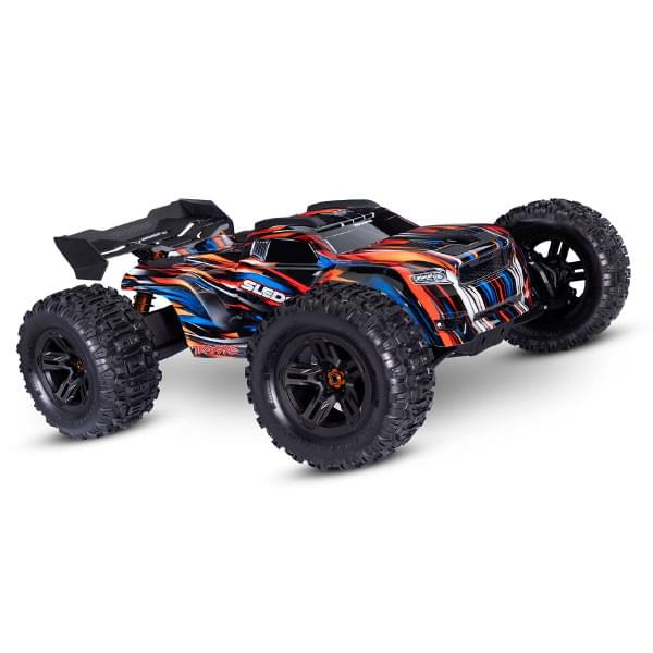 Traxxas Sledge 1/8 Brushless belted orange VXL 6S TQi ID RTR 95096-4 - Breizh Modélisme.