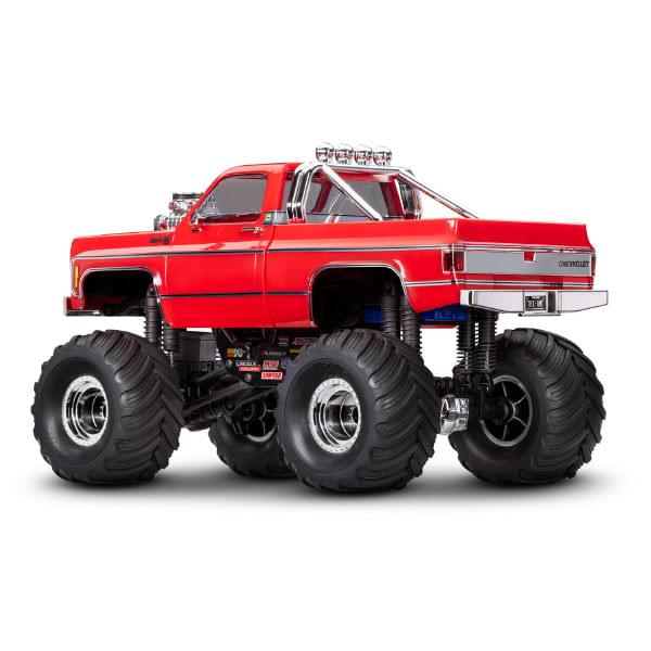 Traxxas TRX-4MT K10 monster truck 1/18 RTR - 98064-1 rouge - Breizh Modélisme.