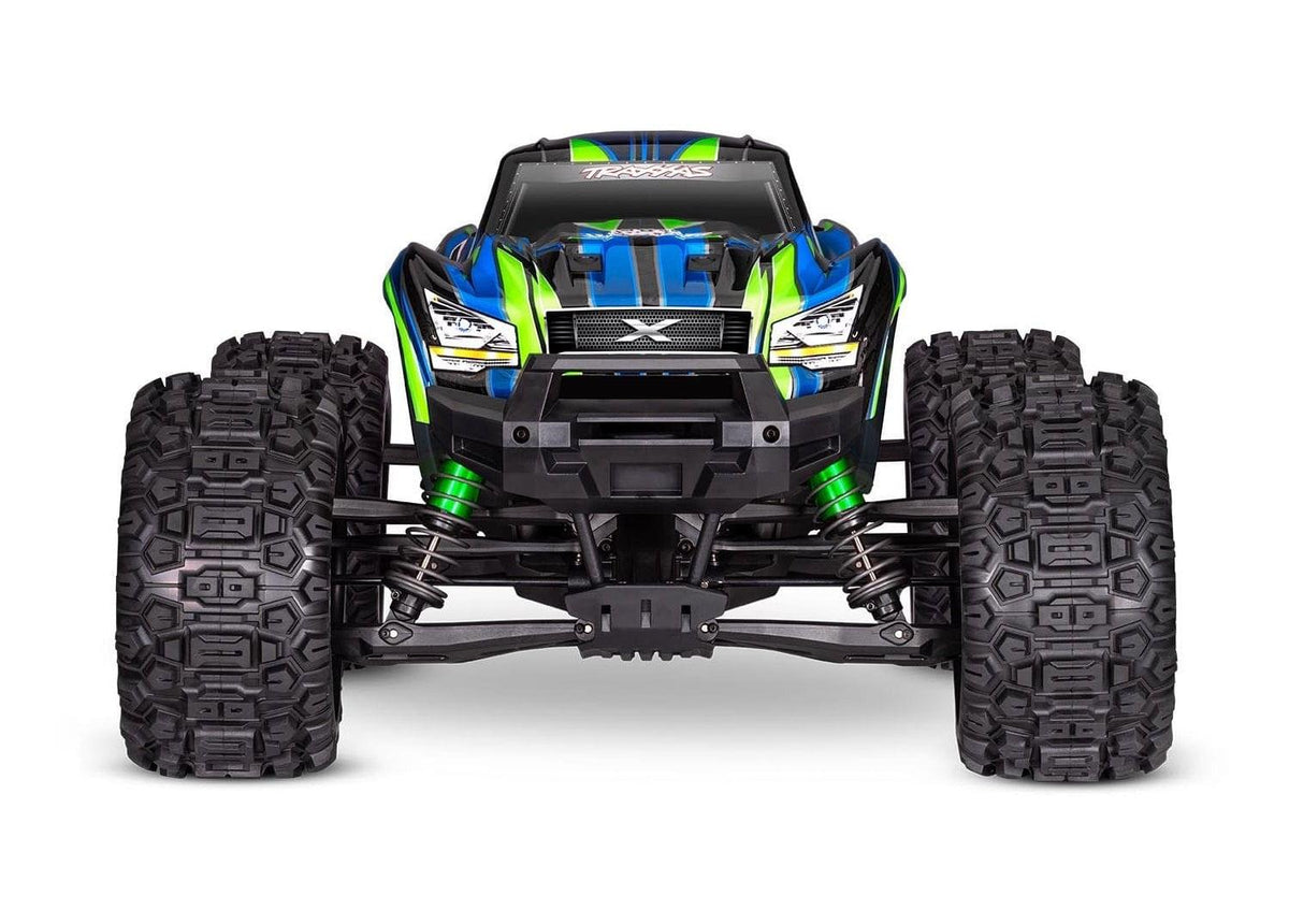 Traxxas XMaxx 4x4 8S Belted vert RTR 1/6 brushless 77096-4 - Breizh Modélisme.