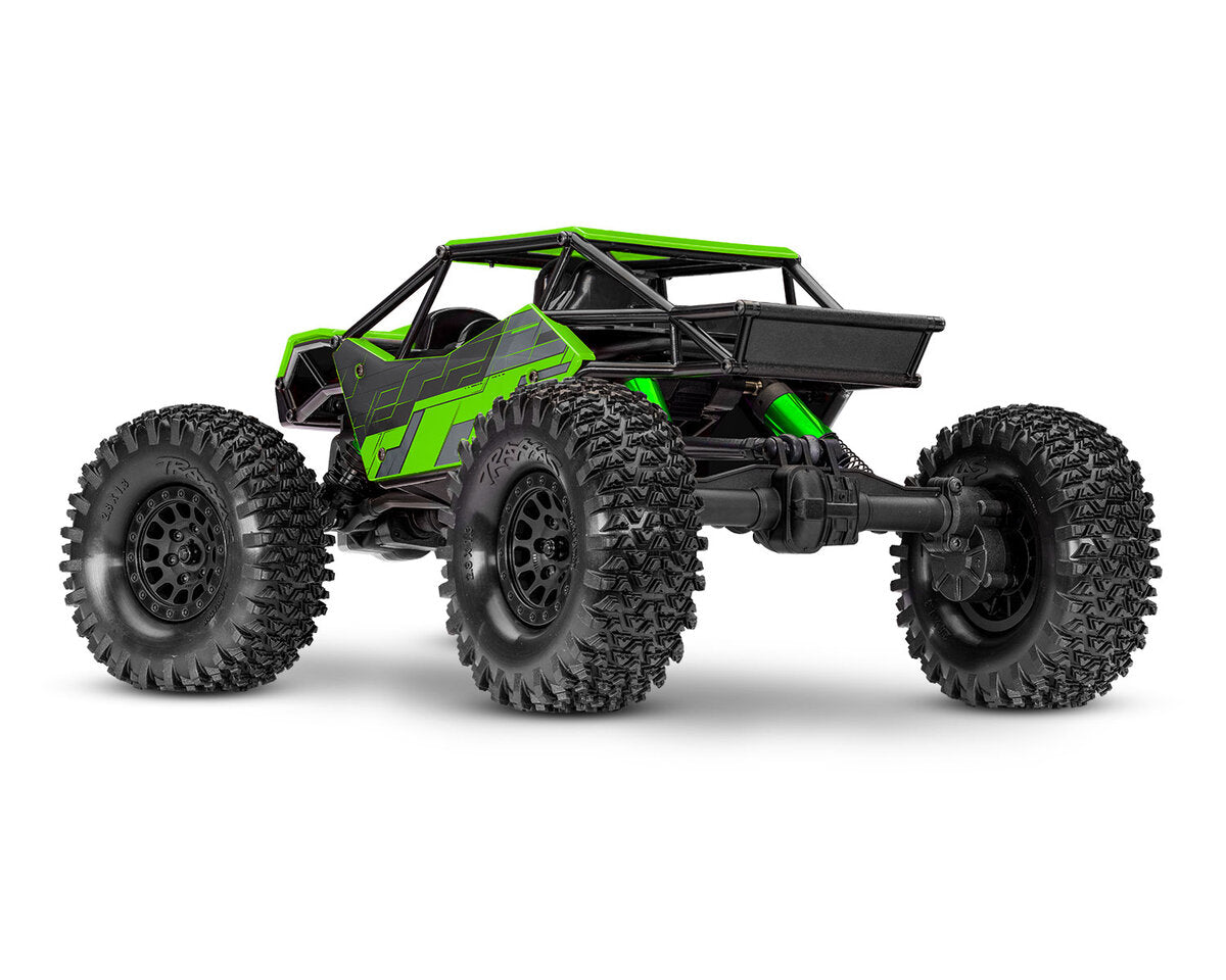 Traxxas TXC-4M Extreme Crawler 1/18 Brushless 3S RTR vert - Breizh Modélisme.