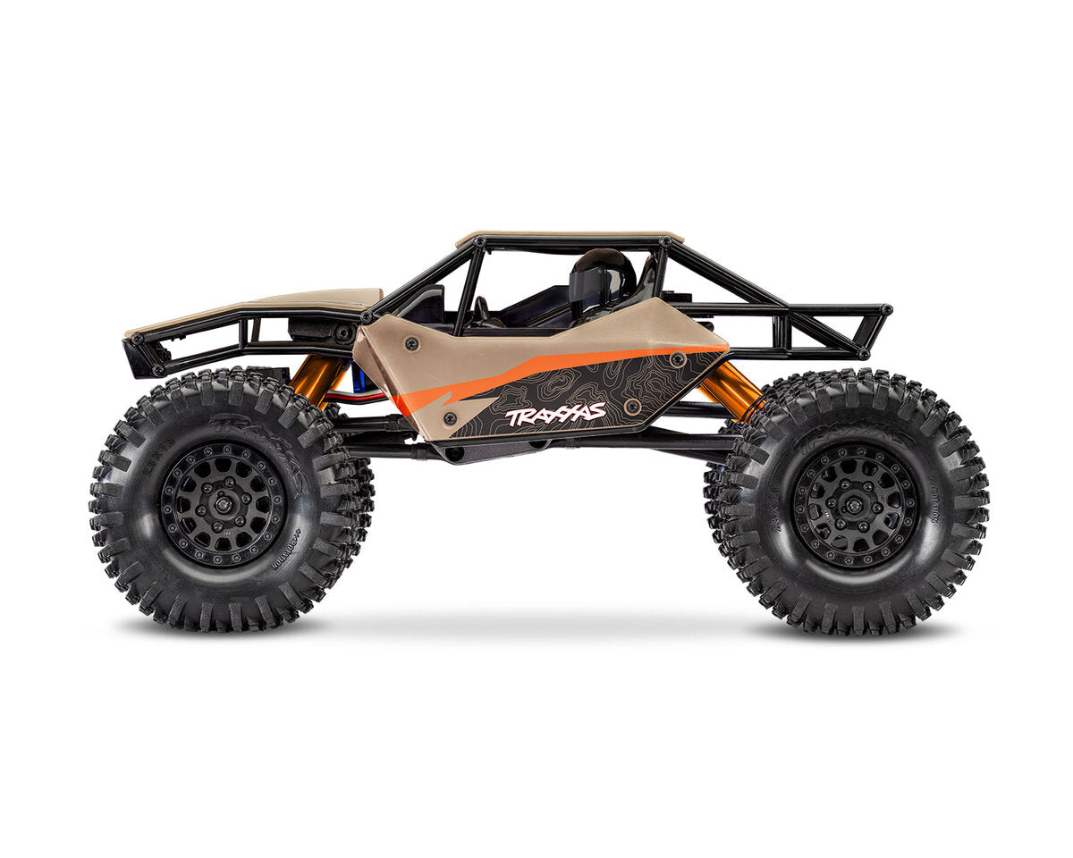 Traxxas TXC-4M Extreme Crawler 1/18 Brushless 3S RTR sable - Breizh Modélisme.