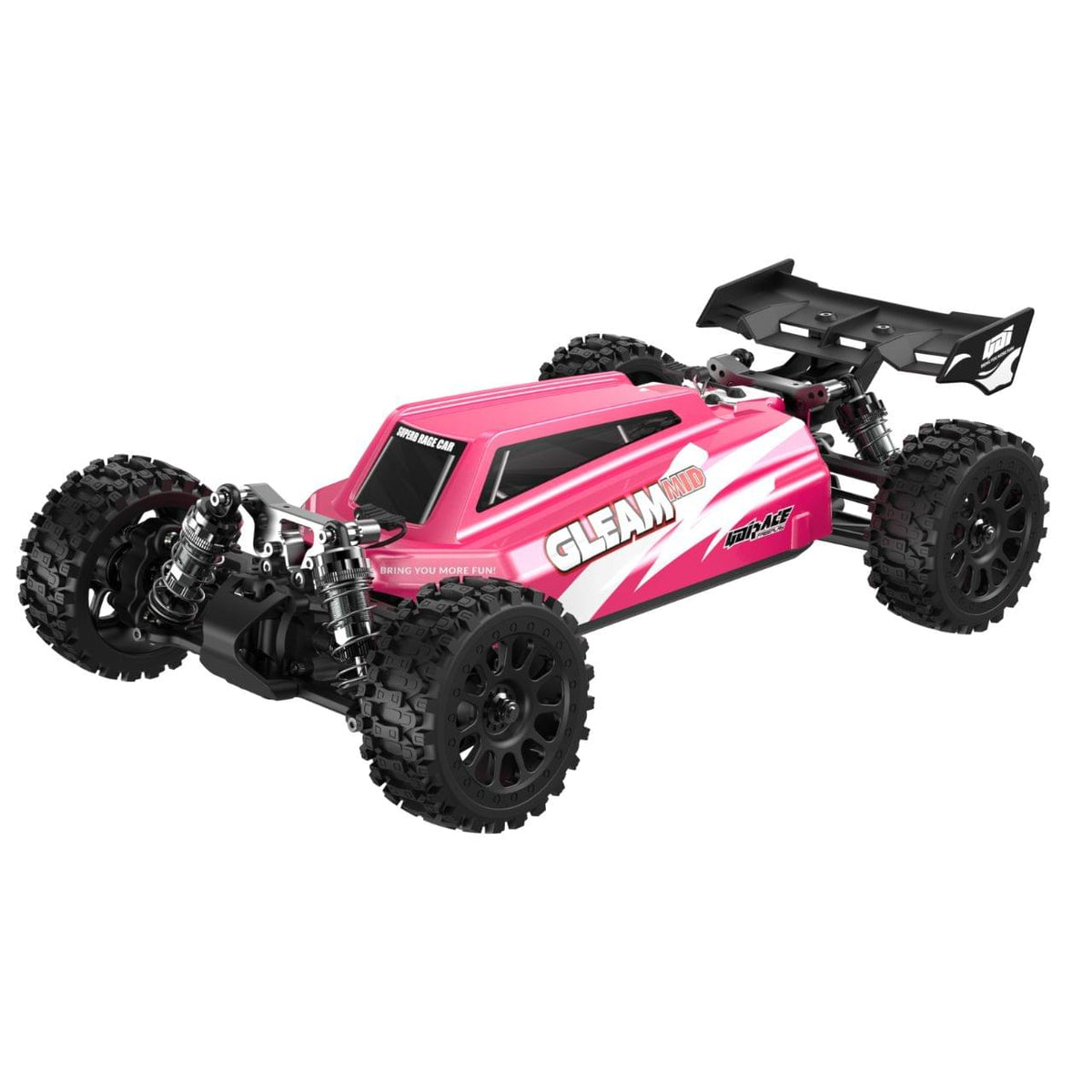 Buggy UDI RC Gleam 1/12 Brushless 55km/h RTR 4WD UD1204 rose - Breizh Modélisme.