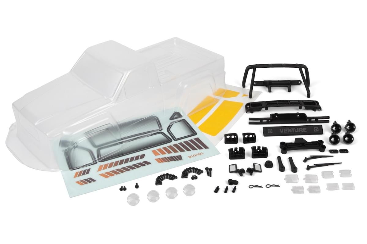 Carrosserie transparente Toyota Hilux SR5 (Venture18) - Breizh Modélisme.