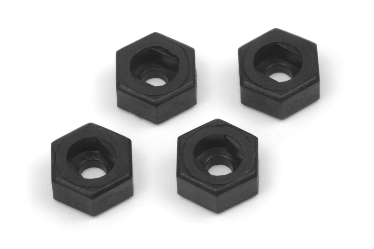 Ensemble de moyeu hexagonal de roue 8 mm (4 pièces) MV150728 - Breizh Modélisme.
