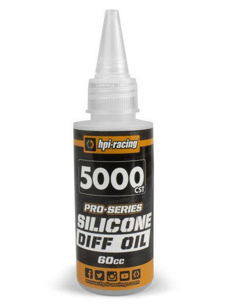 Huile Différentiel 5000 cst HPI Pro série 60ml - 160390 - Breizh Modélisme.