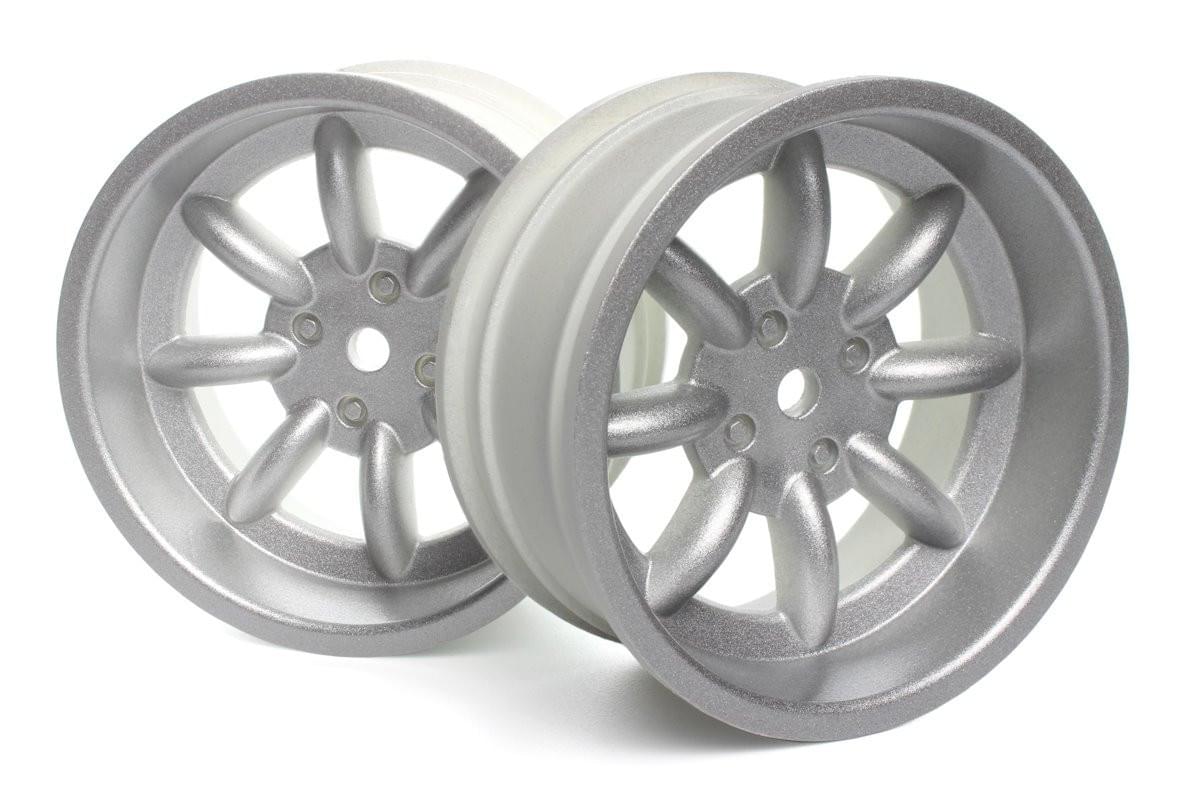 Jante HPI Racing FS-15 Sport 8 rayons Argent 26 mm (OS 6 mm/Pr) HP160541 - Breizh Modélisme.