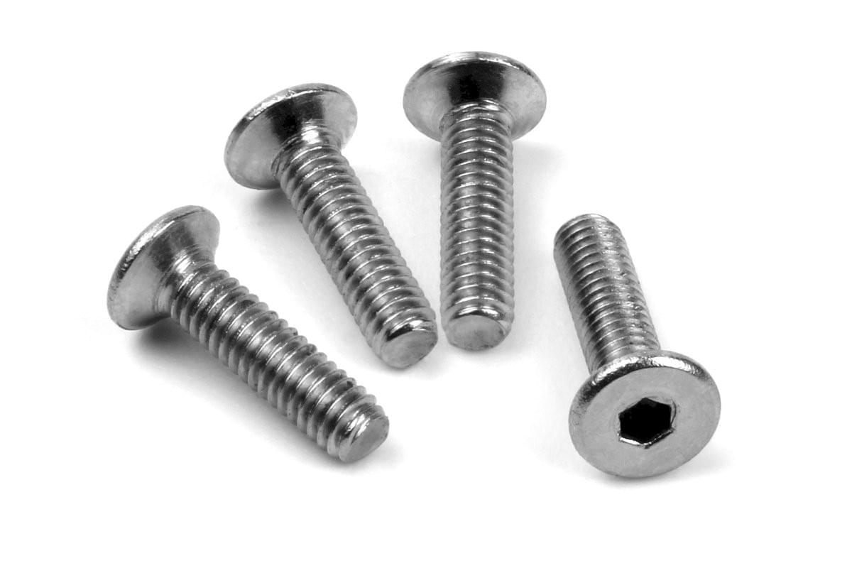 Lot de vis M2.6x10mm (4pcs) Maverick MV150442 - Breizh Modélisme.