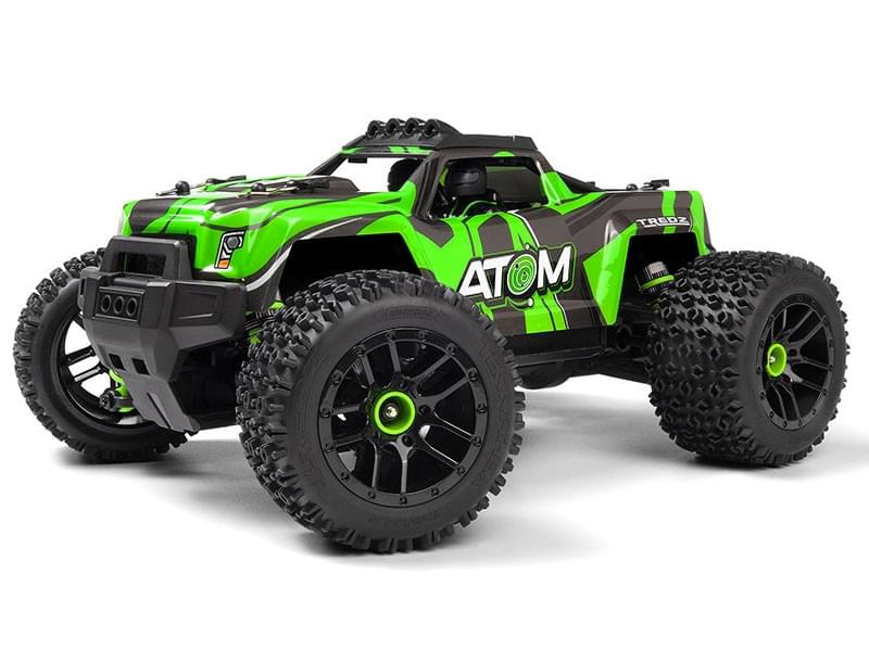 Monstertruck RC 1/18 Maverick Atom 150568 vert - Breizh Modélisme.