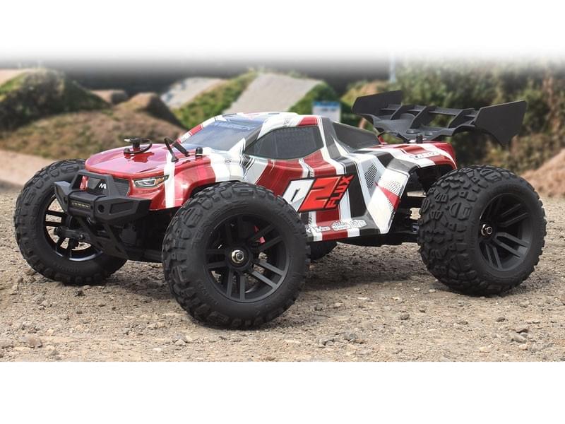 Maverick Quantum2 XT Flux brushless stadium truck 1/10 Rouge - MV150407 - Breizh Modélisme.