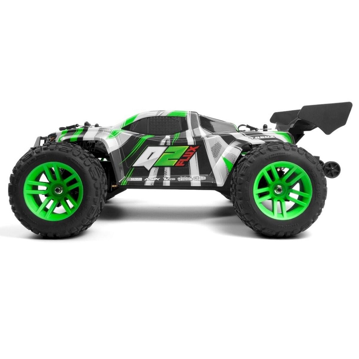 Maverick Quantum2 XT Flux brushless stadium truck 1/10 vert - MV150408 - Breizh Modélisme.