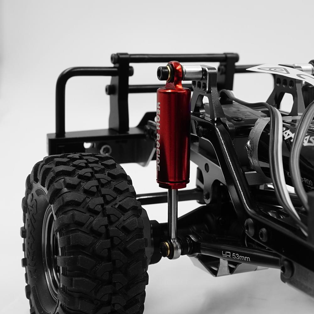 4 Amortisseurs Hydrauliques alu Traxxas TRX-4M 1/18 noir Yeah racing - Breizh Modélisme.