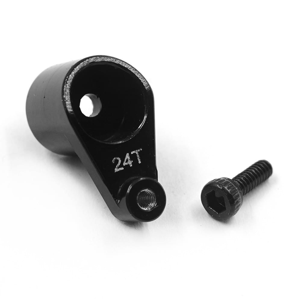 Palonnier de servo en aluminium 24T pour buggy Losi 1/24 Micro-B 2WD - Breizh Modélisme.