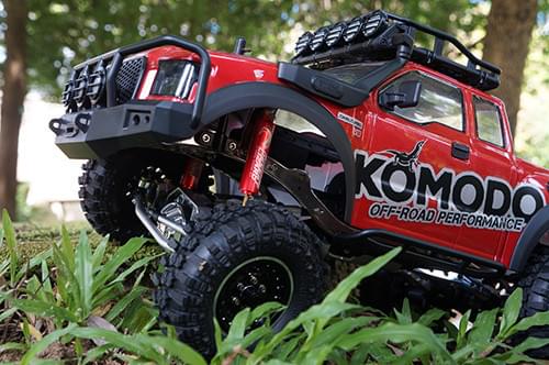 Yeah Racing 2 Amortisseurs Desert Lizard 100mm gris pour Crawler 1/10 - Breizh Modélisme.