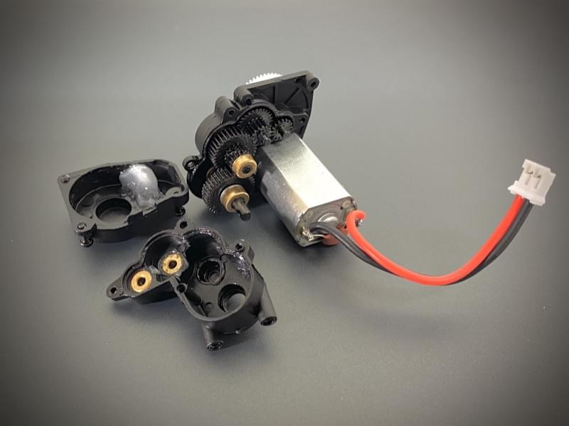 HD Reduction Metal Gear Box - PRO Crawler 1:18 (optional) - Breizh Modélisme.