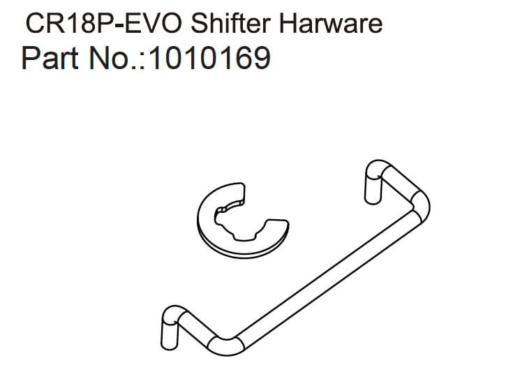 Shifter Hardware Harv./RV - EVO 1:18 - Breizh Modélisme.