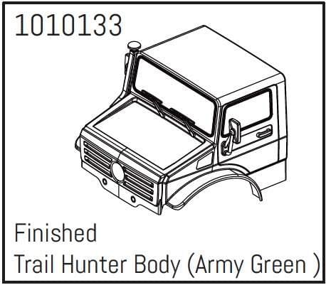 T-Hunter PC Body Set (bright sand) - PRO Crawler 1:18 - Breizh Modélisme.