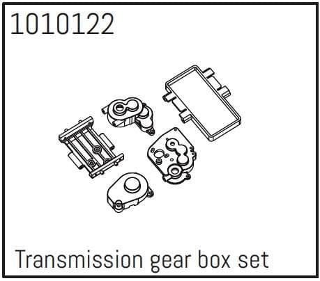 Transmission Gear Box Set - PRO Crawler 1:18 - Breizh Modélisme.