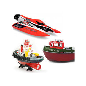 Bateaux RC et voiliers.