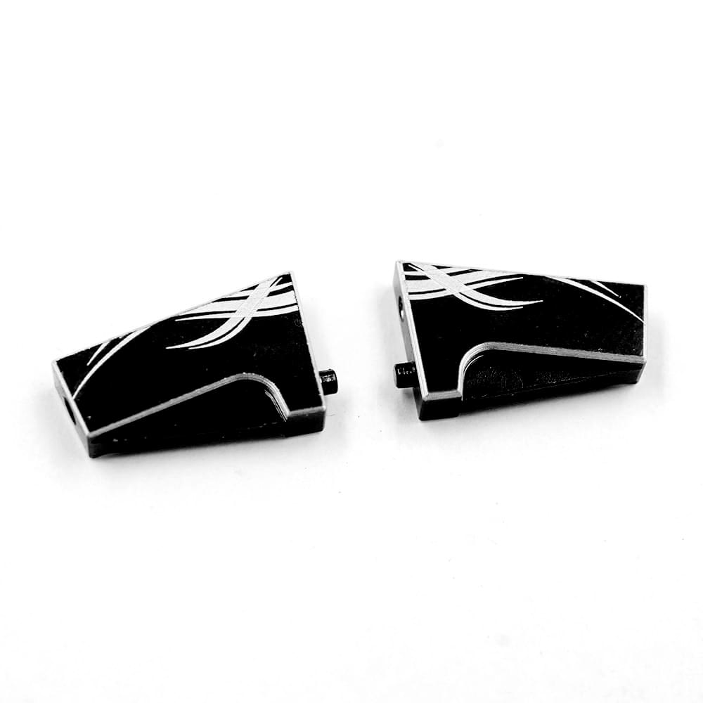 Support de servo noir en aluminium pour Losi Micro-B 2WD 1/24 et Micro-T 1/28