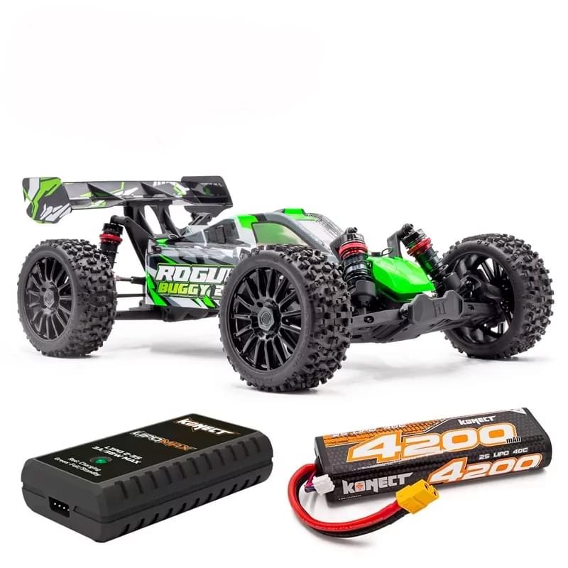 Rogue Buggy 2.0 1/8 Brushless verte version PACK