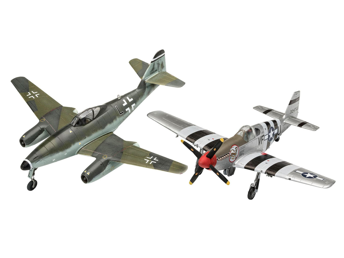 Maquette avion Revell 03711 Set combat ME262 & P-51B