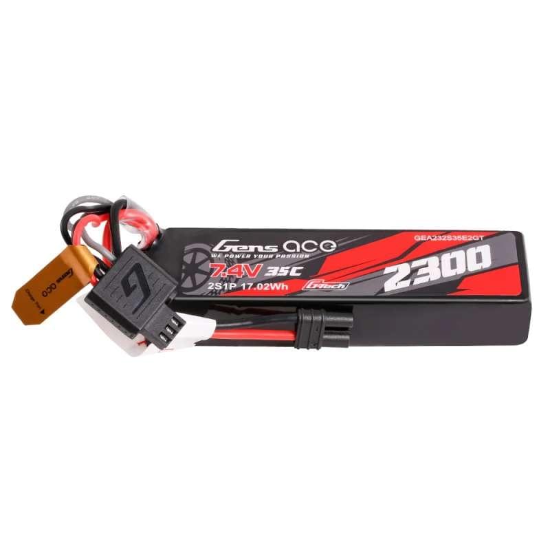 Batterie Lipo Gens Ace G-Tech 2300mAh 2S 7.4V 35C iEC2 Arrma Grom
