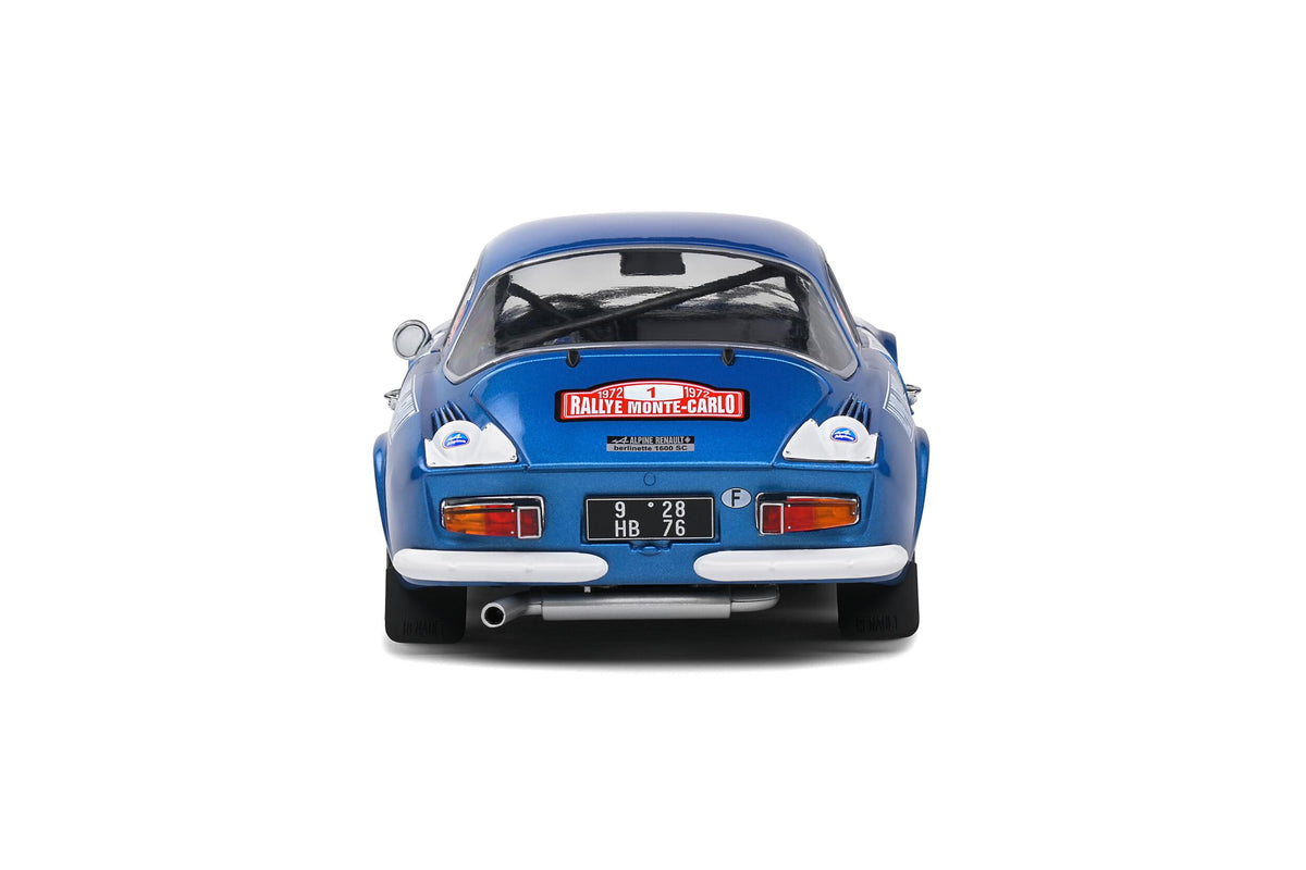 Solido S1804210 miniature collection 1/18 Alpine A110 1600S Rallye Monte Carlo 1972 – #1 Therier/Roure - Breizh Modélisme.