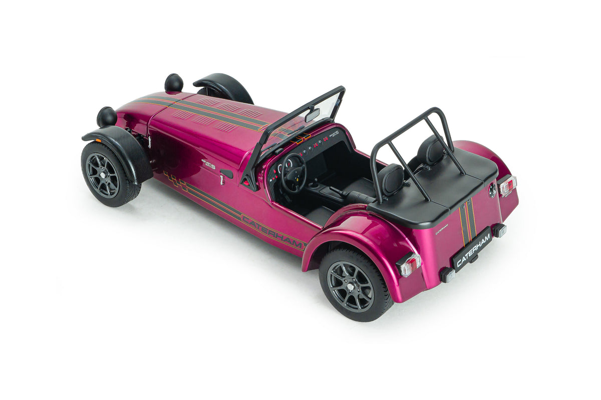 Solido S1801806 Voiture miniature collection 1/18 Caterham Seven 275 violet métallique 2014 - Breizh Modélisme.