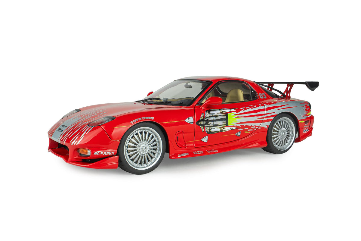 Solido S1810610A Voiture miniature collection 1/18 Mazda RX7 FD3RS Fast and Furious 1 DOM 1999