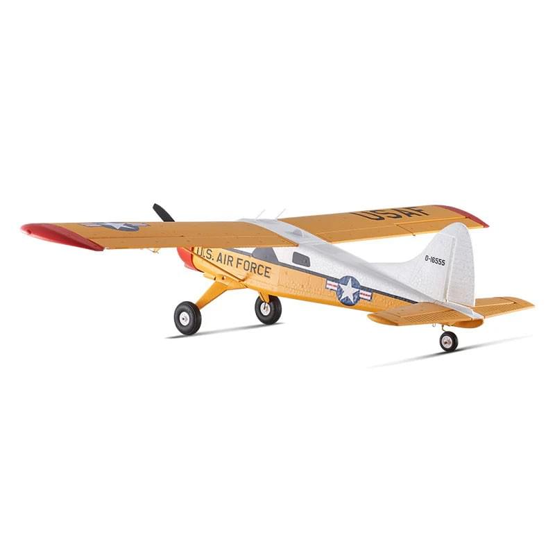 Avion débutants 1/18 800mm Beaver PNP kit - jaune - Breizh Modélisme.