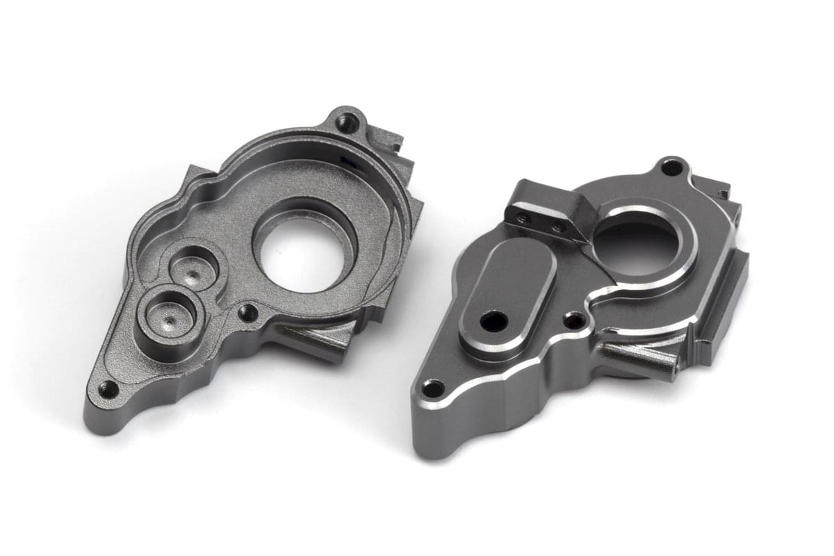 Ensemble de boîte de vitesses en aluminium Maverick RC (gris) - MV150855