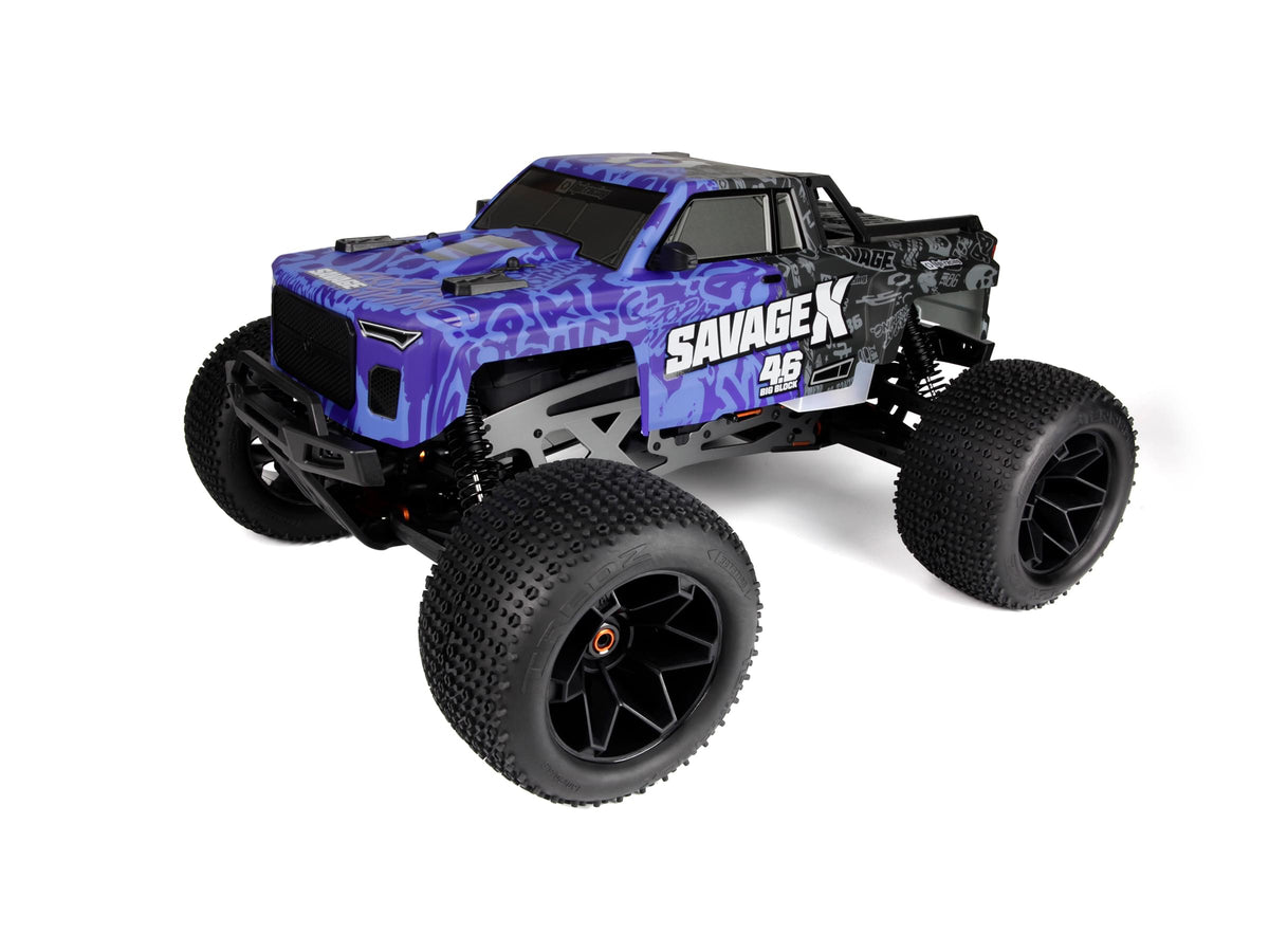 HPI Savage X 4.6 GT-6 RTR 1/8 Nitro – Monster Truck Bleu (160585)